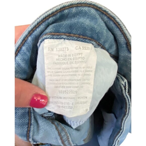 Lee Light Wash High Rise Straight Leg Light Mom Jeans Size 10 Medium - Picture 3 of 8